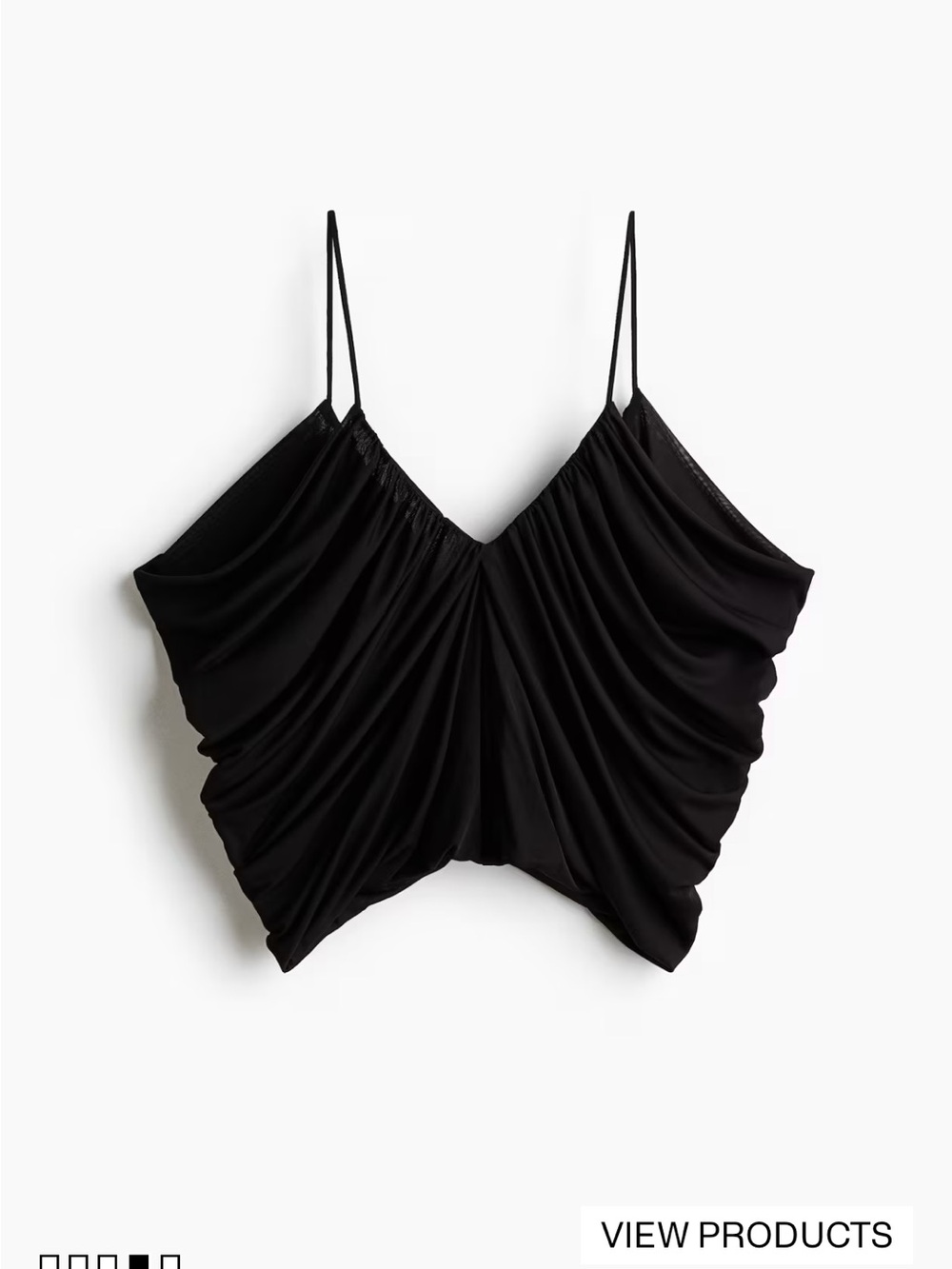 Brown Draped Top
